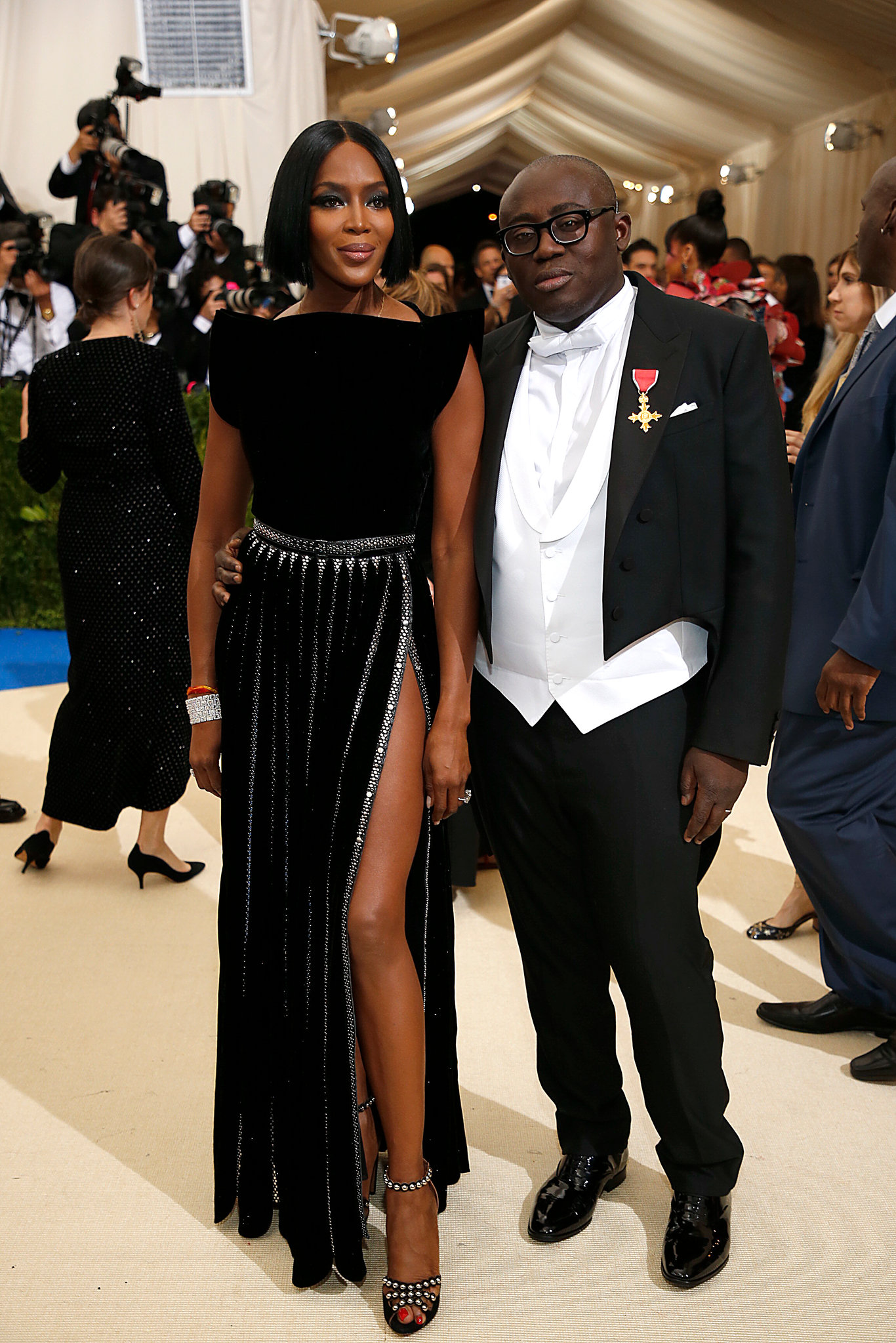 Naomi Campbell and Edward Enninful